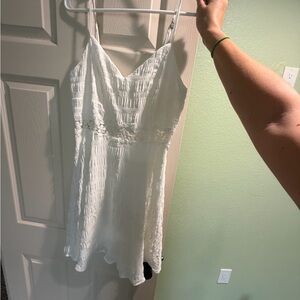 White Sleeveless Dress
